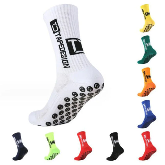 1 Pairs Anti-slip Soccer Socks Women Men Outdoor Sport Grip Football Yoga Socks For Woman