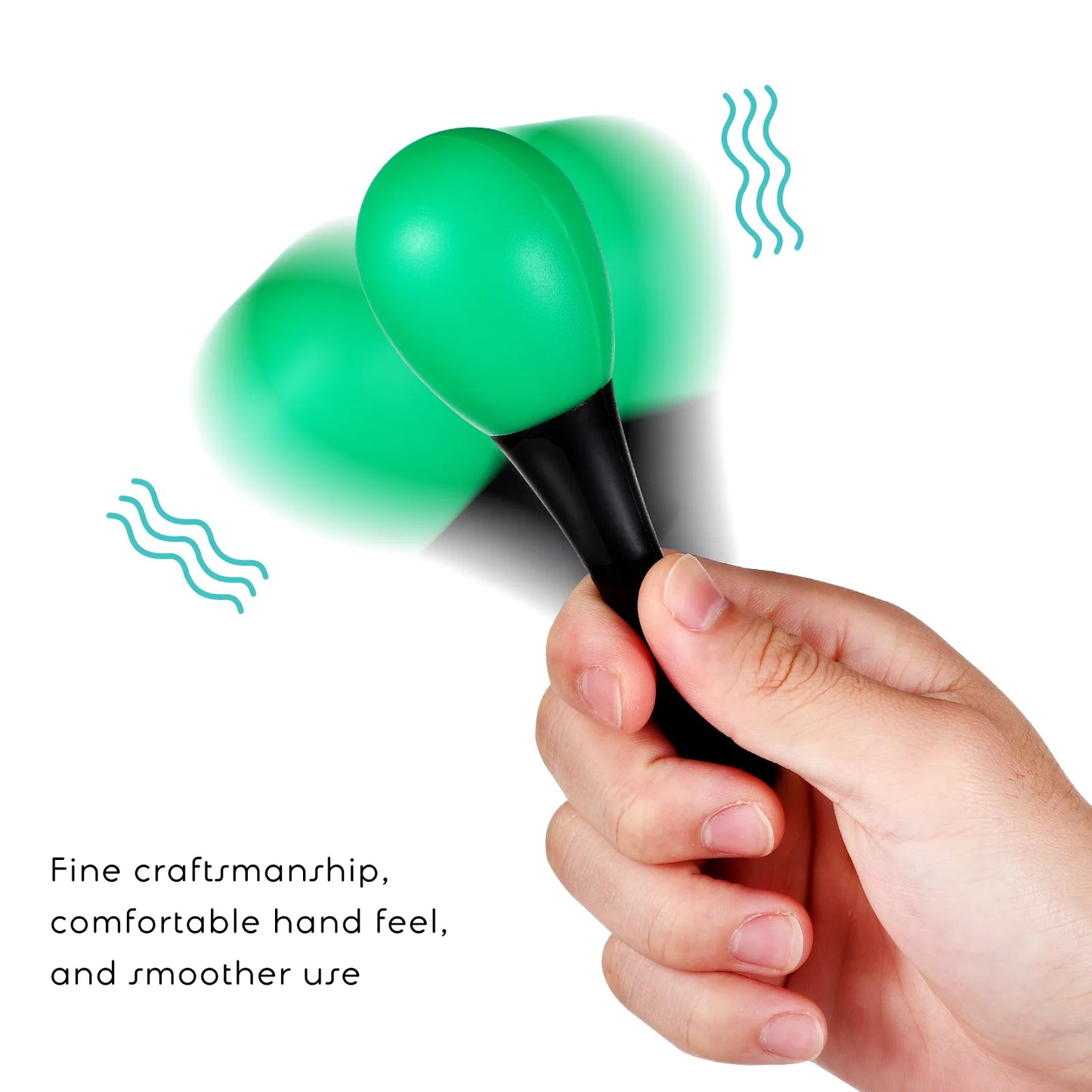 10 Pcs Maracas Percussion Instrument Small Sand Hammer Training Sand Hammer Festival Maracas